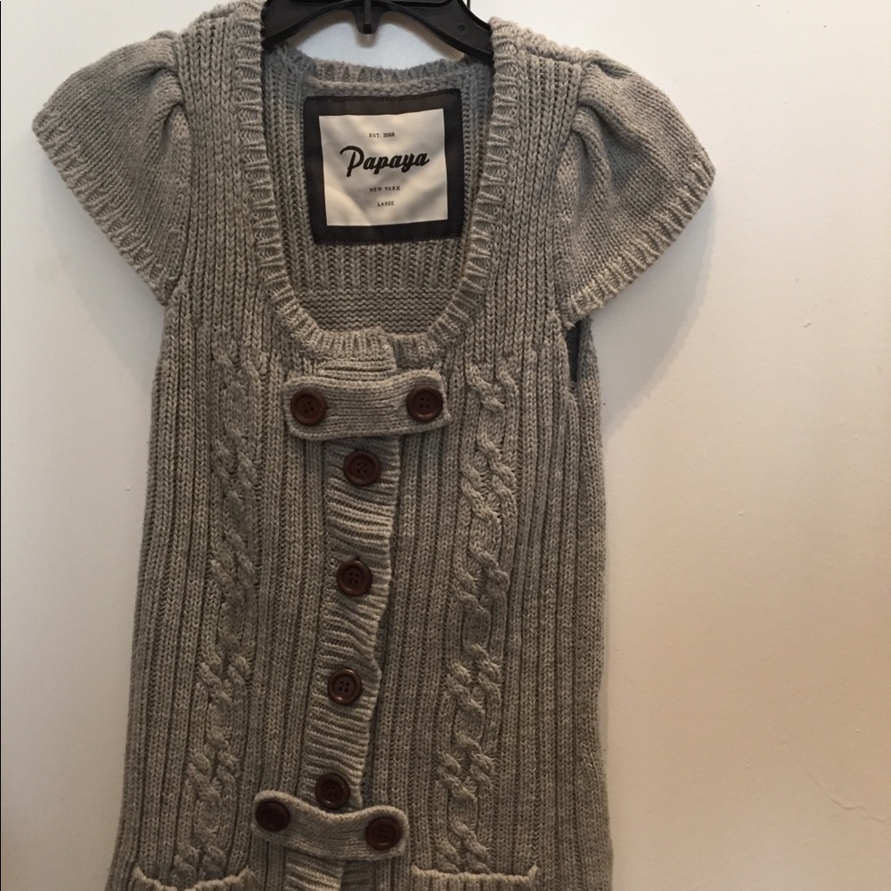 Sweater shirt/cardigan